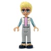 Olly - White Top with Metal Blue Arms, Light Bluish Grey Pants