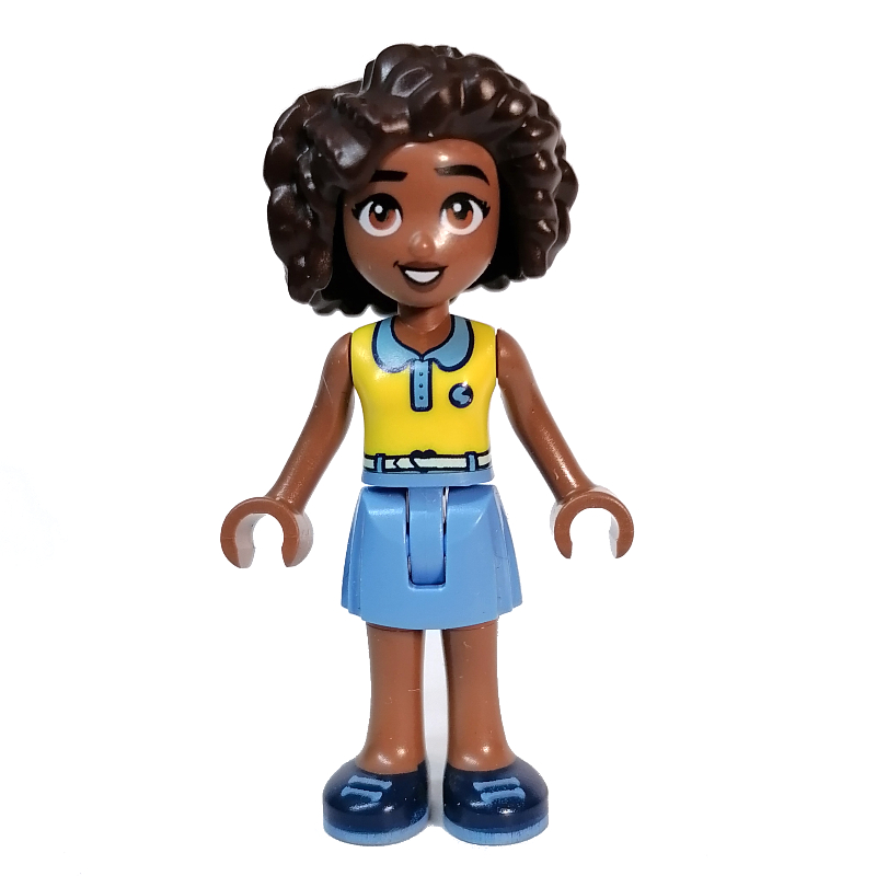 LEGO Aliya - White Top, Medium Blue Skirt (fig-013265)