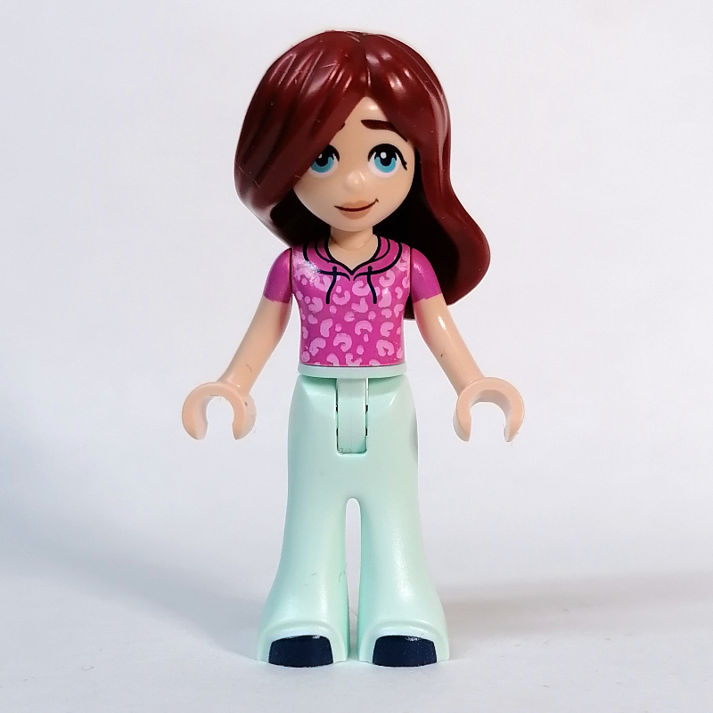 LEGO Paisley - Dark Pink Top, Light Aqua Legs (fig-013267)