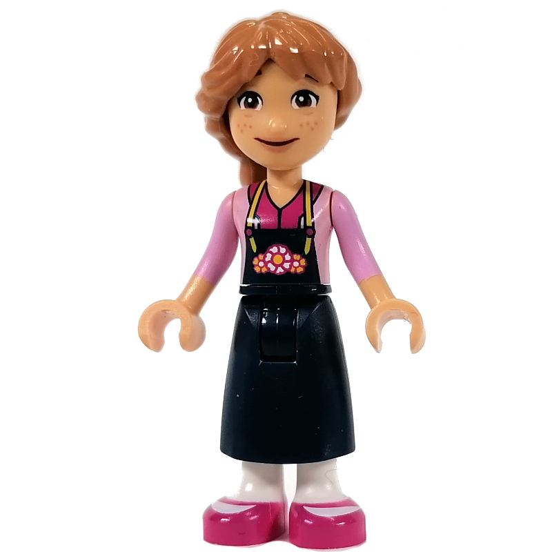 LEGO Fiona - Bright Pink Shirt, Dark Blue Apron (fig-013278)