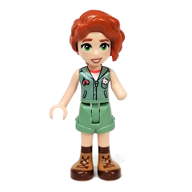 LEGO Autumn - Sand Green Jacket, Sand Green Shorts (fig-013283)