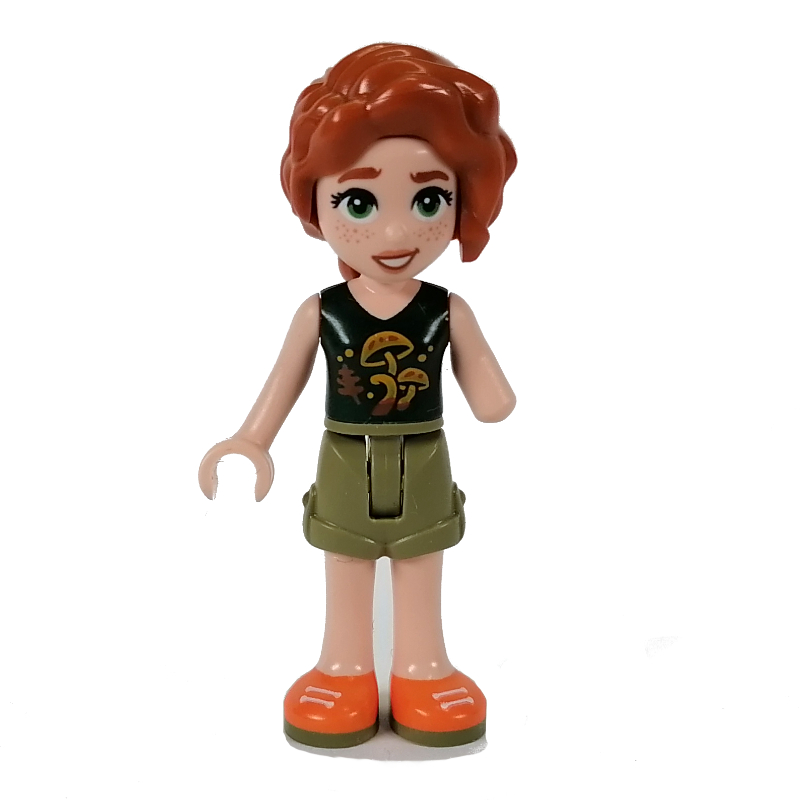 LEGO Autumn - Dark Green Top, Olive Green Shorts (fig-013293)