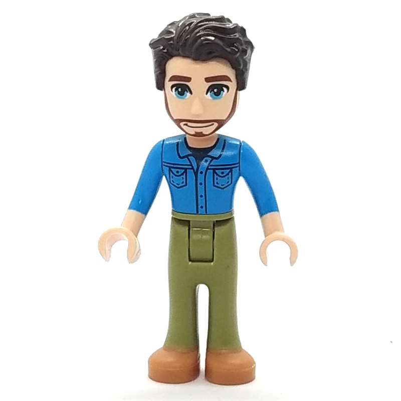 LEGO Jonathan - Dark Brown Hair (fig-013300)