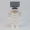 Skeleton, Square Skull, Silver Helmet (78132 Torso)