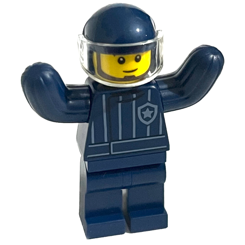 LEGO Police Officer Dog Trainer, Padded Suit (fig-013329)
