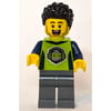 Man, Lime Jacket, Dark Bluish Gray Legs, Black Hair