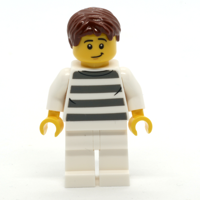 LEGO Criminal, White Prison Jumpsuit (fig-013350)