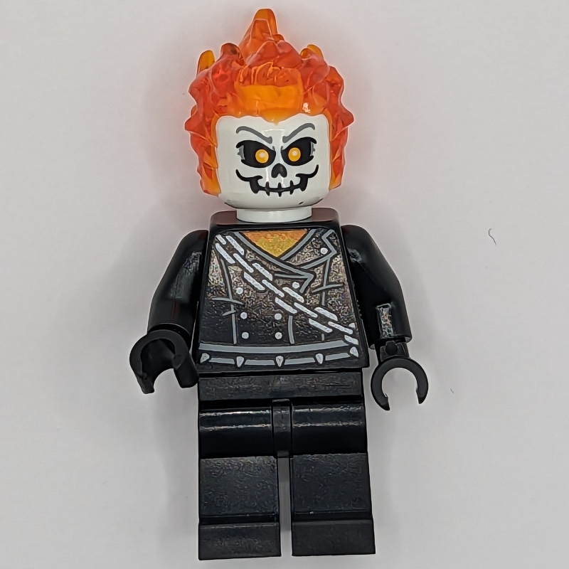 LEGO Ghost Rider, White Head (fig-013378)