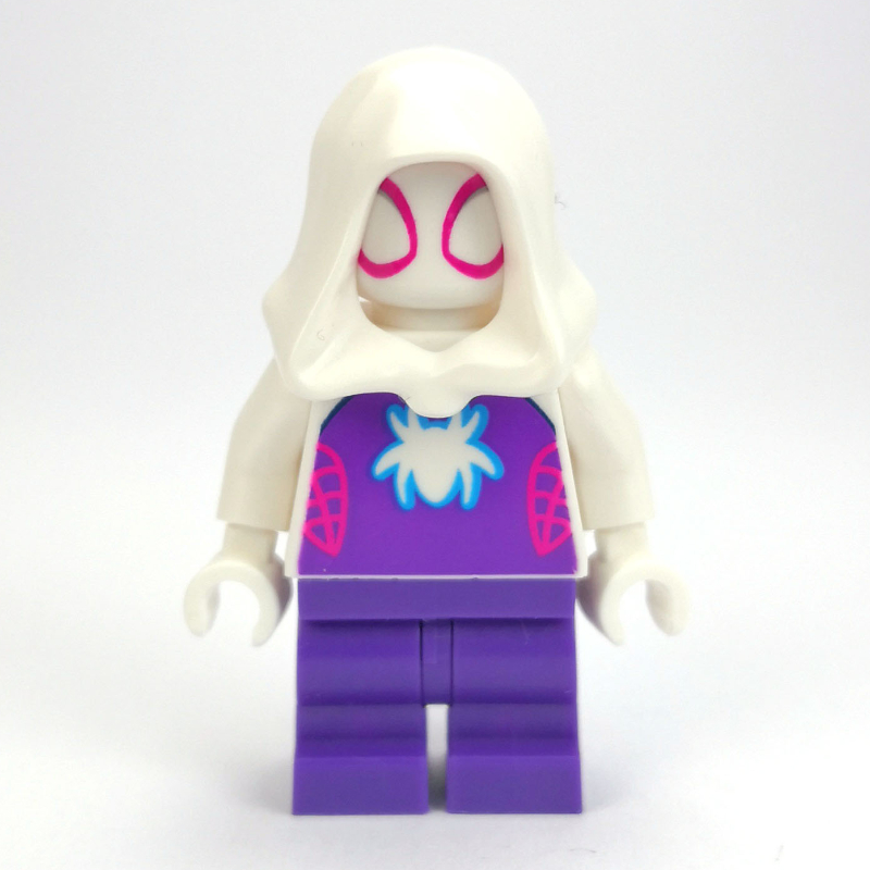 LEGO Ghost-Spider / Spider-Gwen, Medium Legs, White Spider Print (fig-013527)