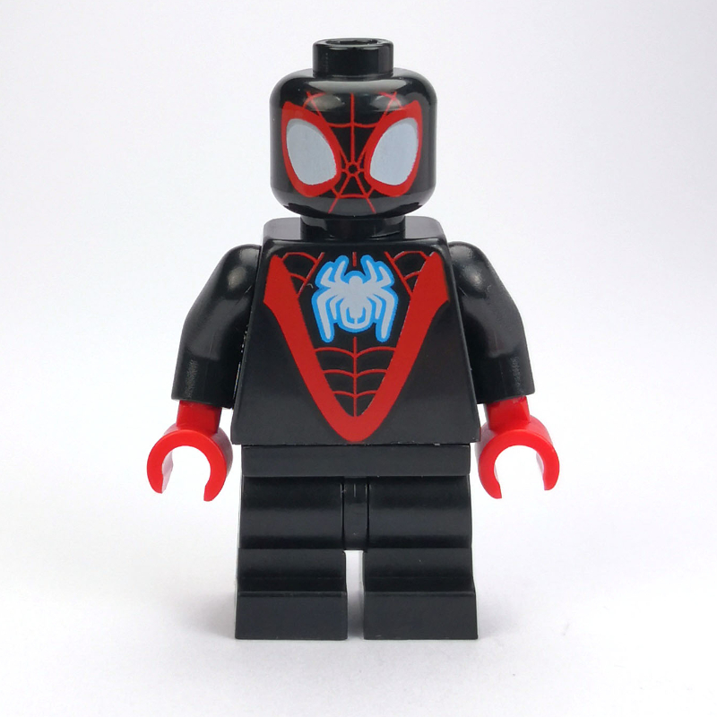 LEGO Spin / Spider-Man (Miles Morales), Medium Black Legs (fig-013530)