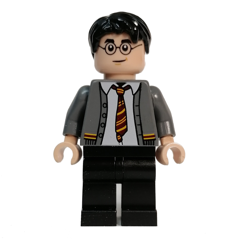 LEGO Harry Potter, Gryffindor Sweater Open, Black Legs (fig-013550)