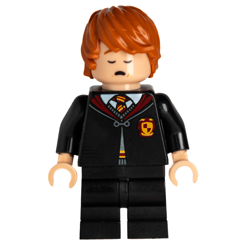 LEGO Ron Weasley, Gryffindor Robes, Sleeping (fig-013564)