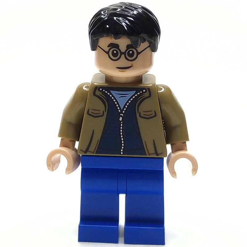 LEGO Harry Potter, Dark Tan Jacket, Blue Legs (fig-013578)