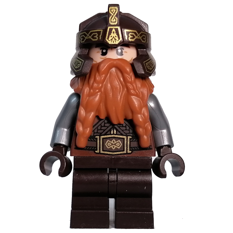 LEGO Gimli - Dark Brown Helmet (fig-013602)