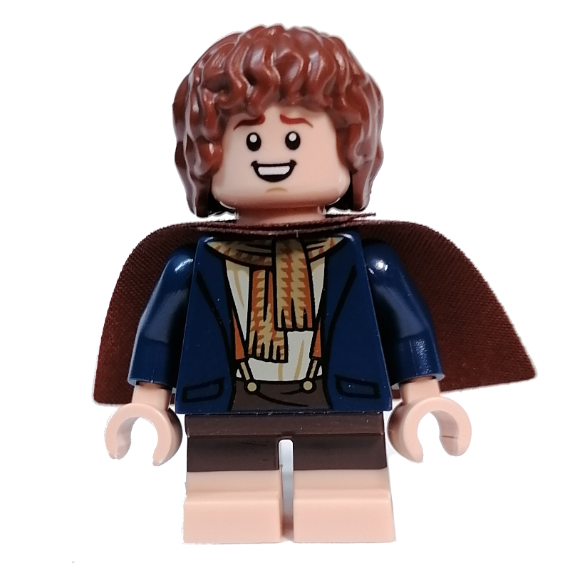 LEGO Peregrin Took (Pippin) - Reddish Brown Cape (fig-013606)