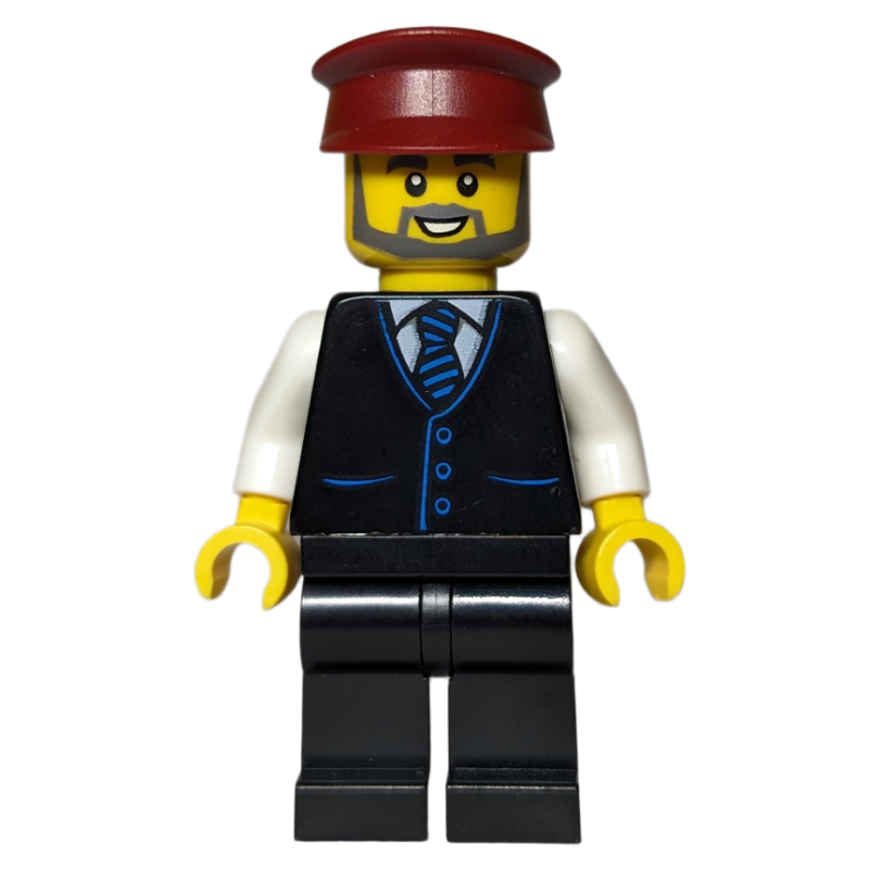 LEGO Black Torso, Black Legs (fig-013637)