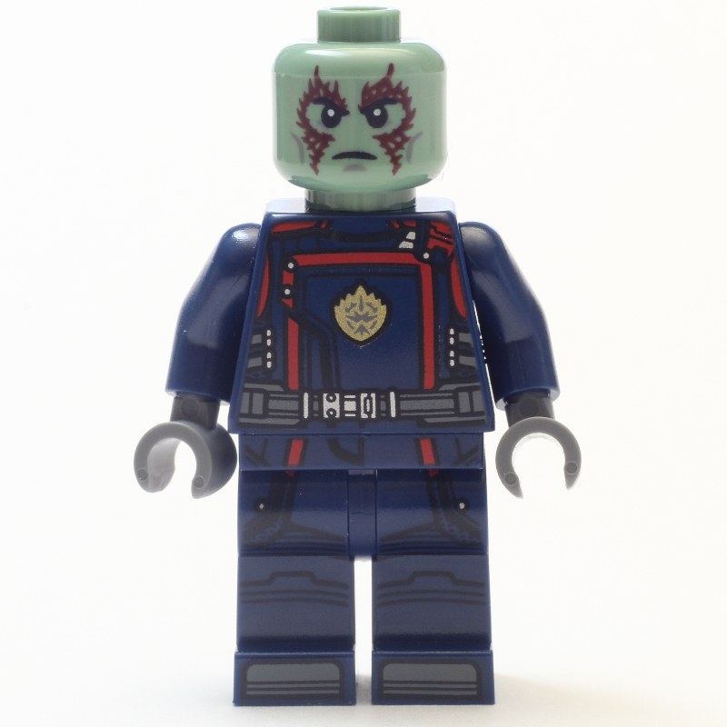 LEGO Drax, Dark Blue Outfit (fig-013663)