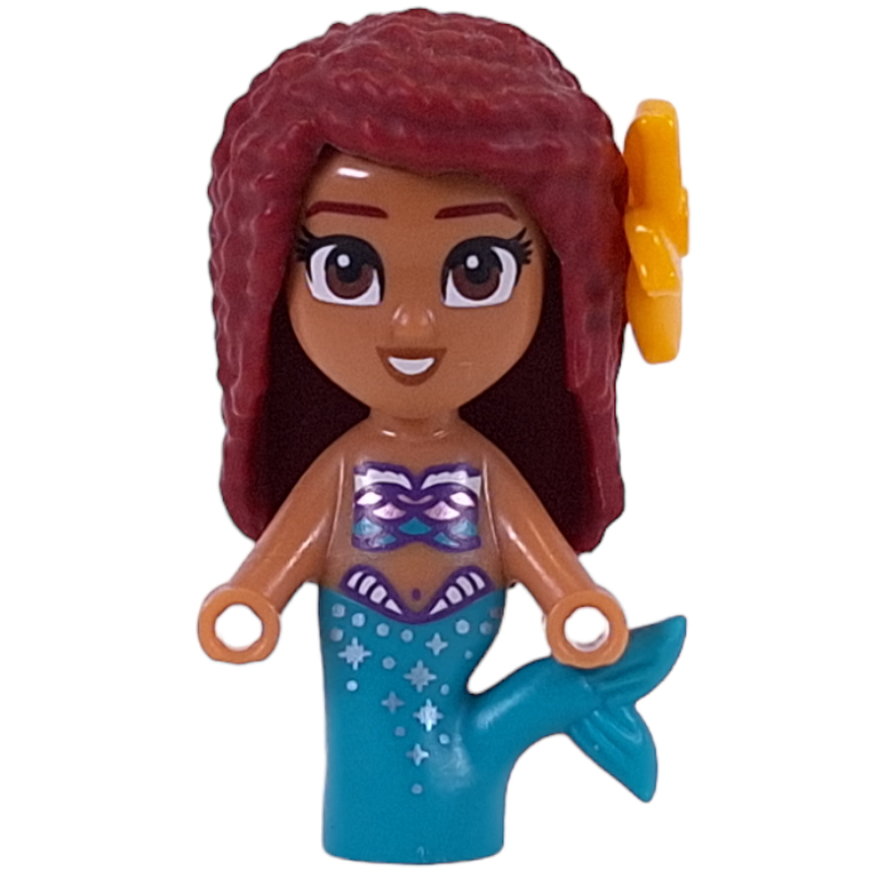 LEGO Arial, Medium Nougat Skin, Dark Red Hair - Microdoll (fig-013729)