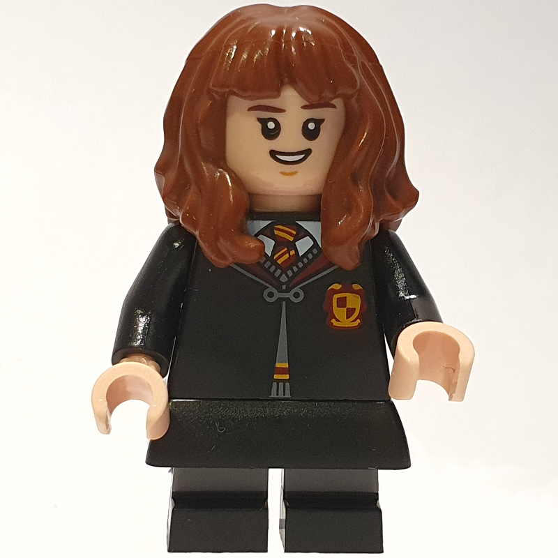 LEGO Hermione Granger, Gryffindor Robe Closed, Short Legs, Skirt (fig-013812)