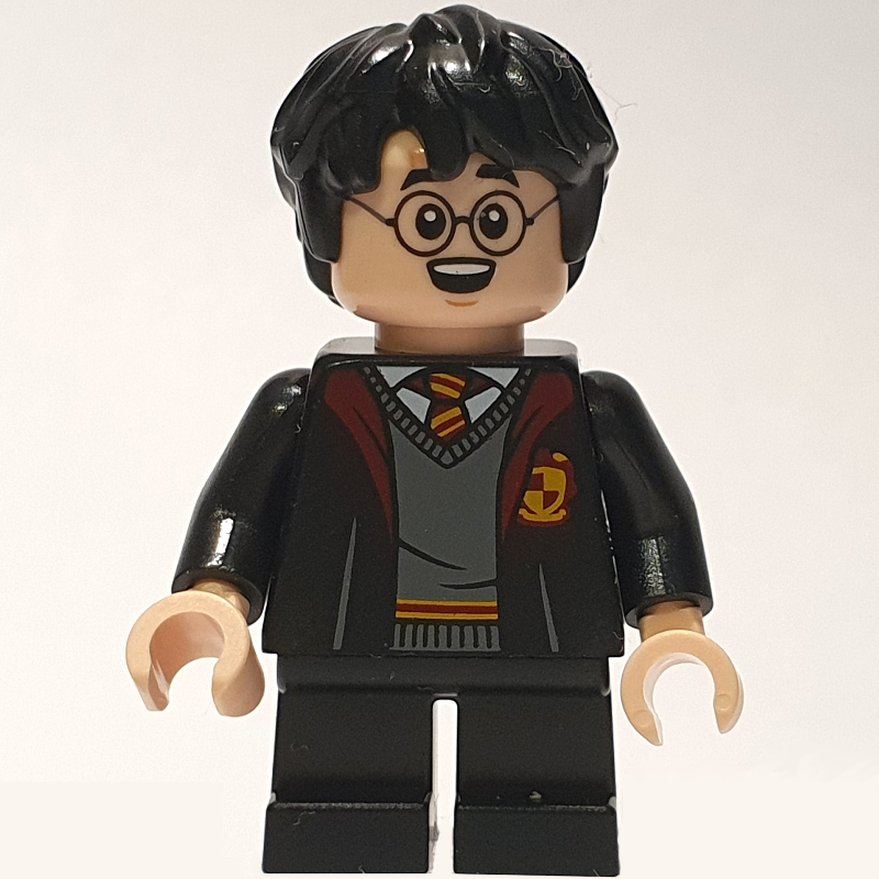 LEGO Harry Potter, Gryffindor Robes Open, Short Legs (28621 Head) (fig-013813)