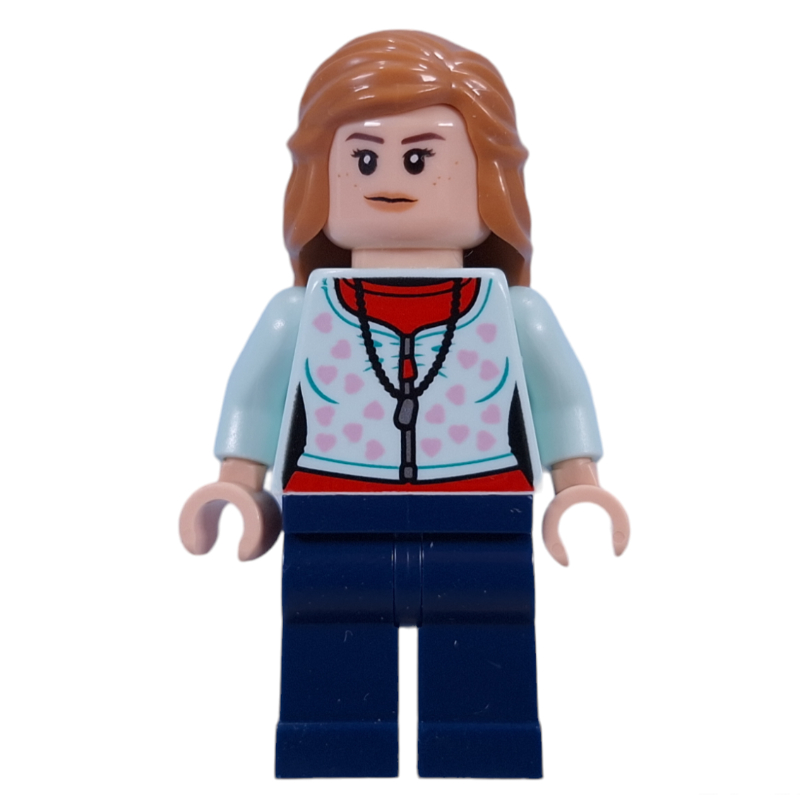 LEGO Lavender Brown, Light Aqua Sweater (fig-013817)