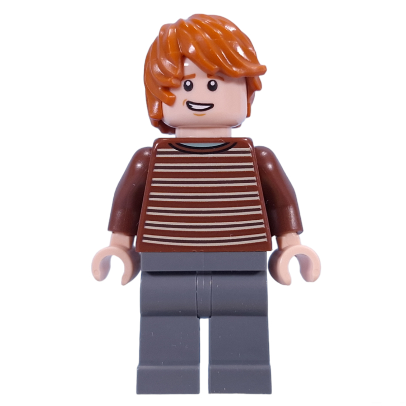 LEGO Ron Weasley, Reddish Brown Sweater, Dark Bluish Gray Legs (fig-013819)