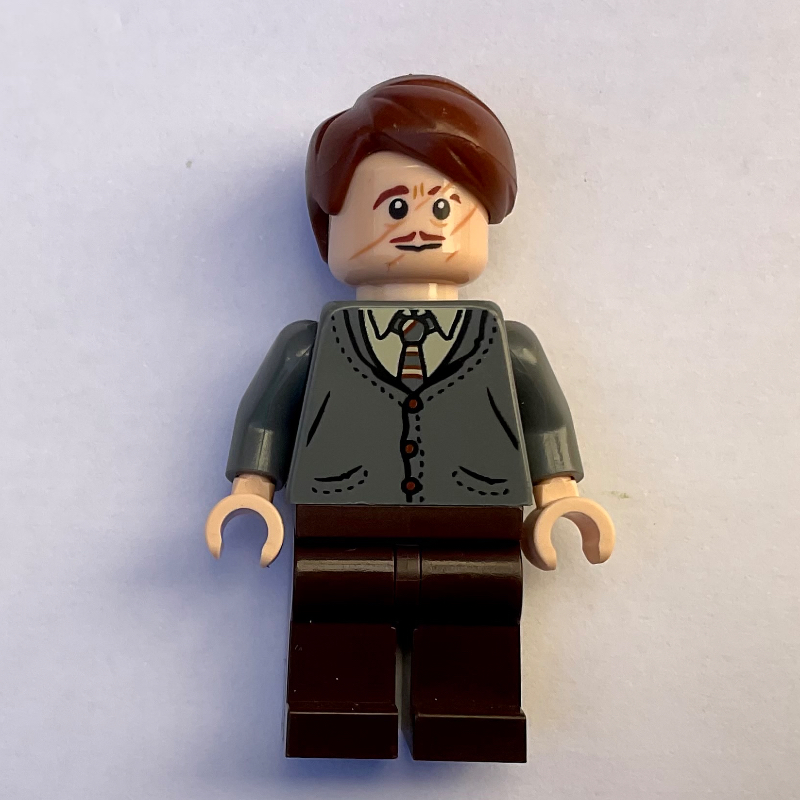 LEGO Remus Lupin, Dark Bluish Gray Jacket Buttoned (fig-013822)