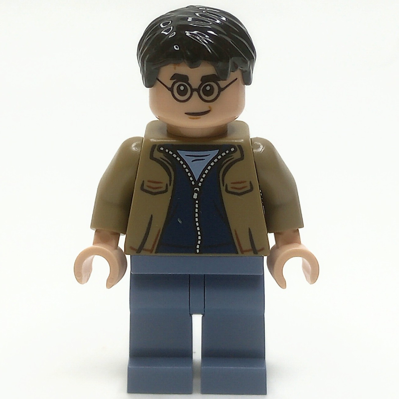 LEGO Harry Potter, Dark Tan Jacket, Sand Blue Legs (fig-013825)
