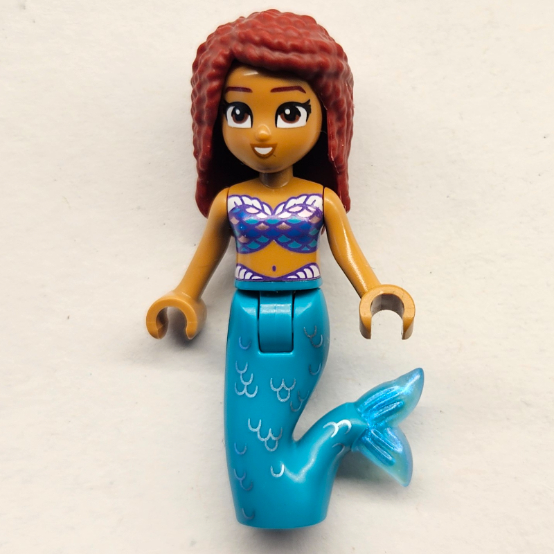 LEGO Ariel - Mermaid Form, Live Action Movie Minidoll, Dark Red Hair (fig-013862)
