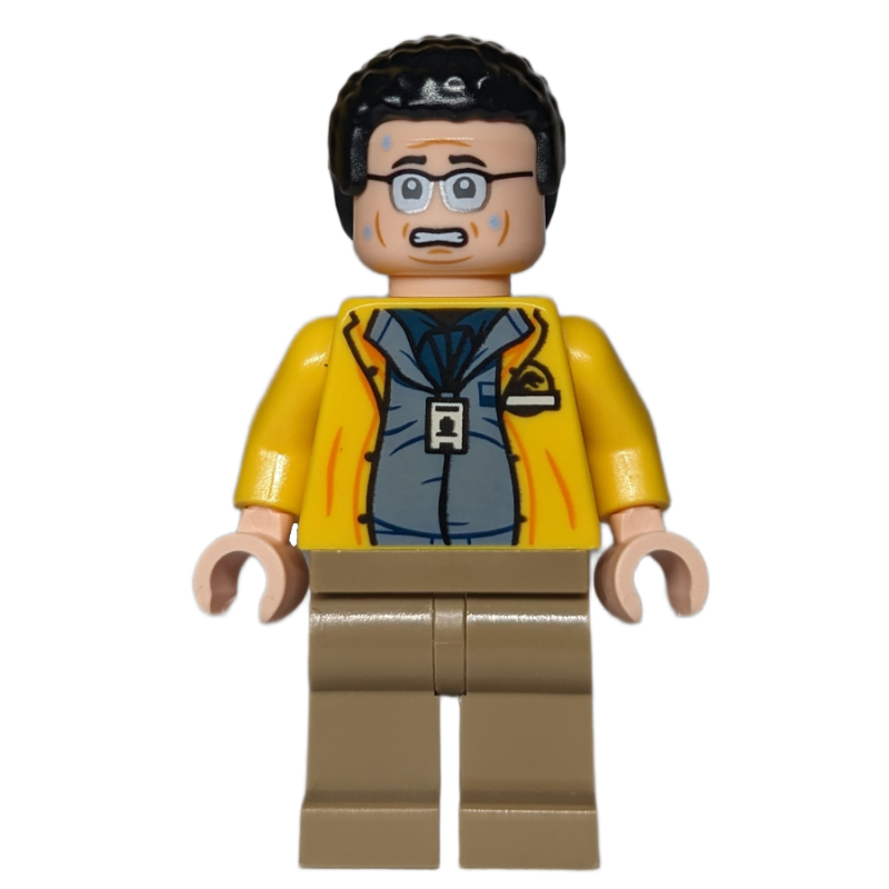 LEGO Dennis Nedry, Scared (fig-013876)