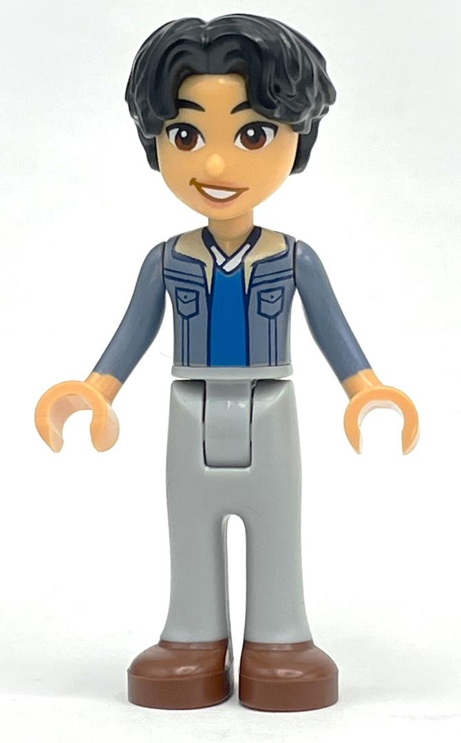 LEGO Niko - Sand Blue Jacket, Light Bluish Grey Legs (fig-013893)