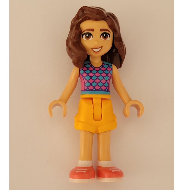 LEGO Luna - Bright Light Blue Top, Bright Light Orange Skirt (fig-013896)