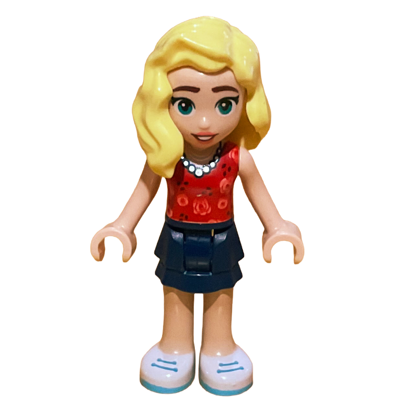 LEGO Matilde - Red Top, Dark Blue Skirt (fig-013923)