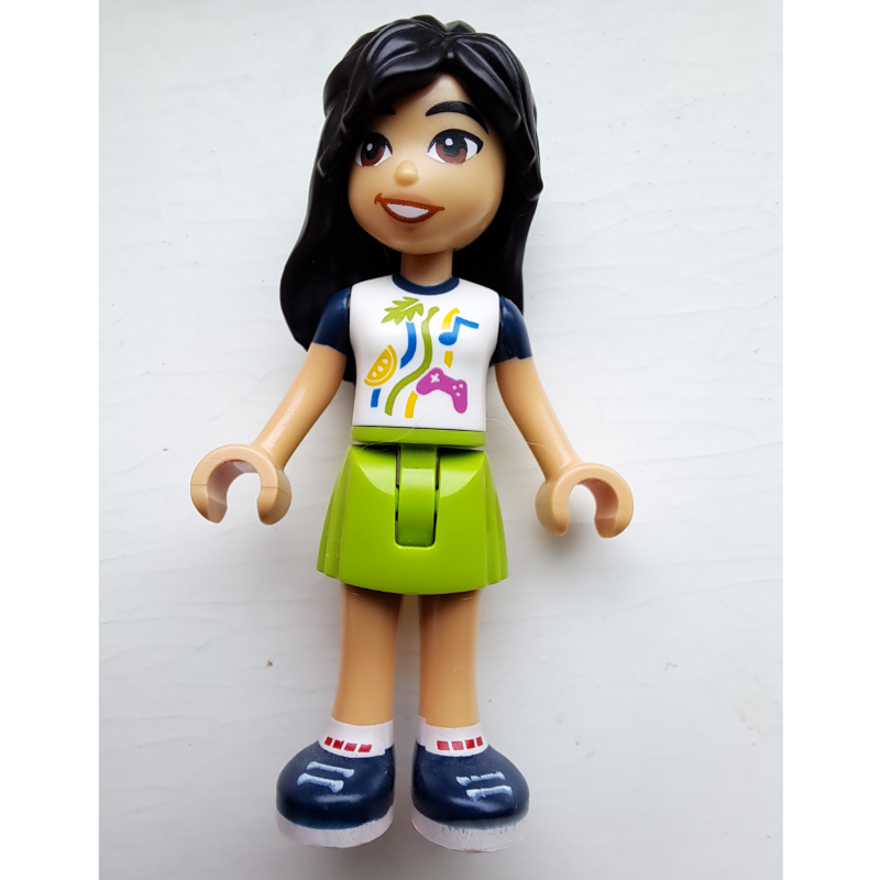 LEGO Liann - White Top, Lime Skirt (fig-013926)