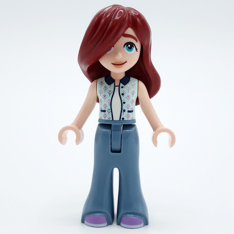LEGO Paisley - White Top, Sand Blue Legs (fig-013929)
