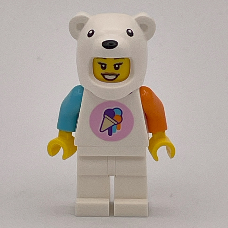 LEGO Ice Cream Vendor, Polar Bear Costume (fig-013935)