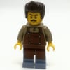 Barber, Reddish Brown Apron