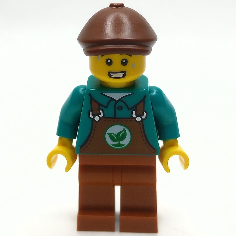 LEGO Janitor, Dark Orange Apron (fig-013942)