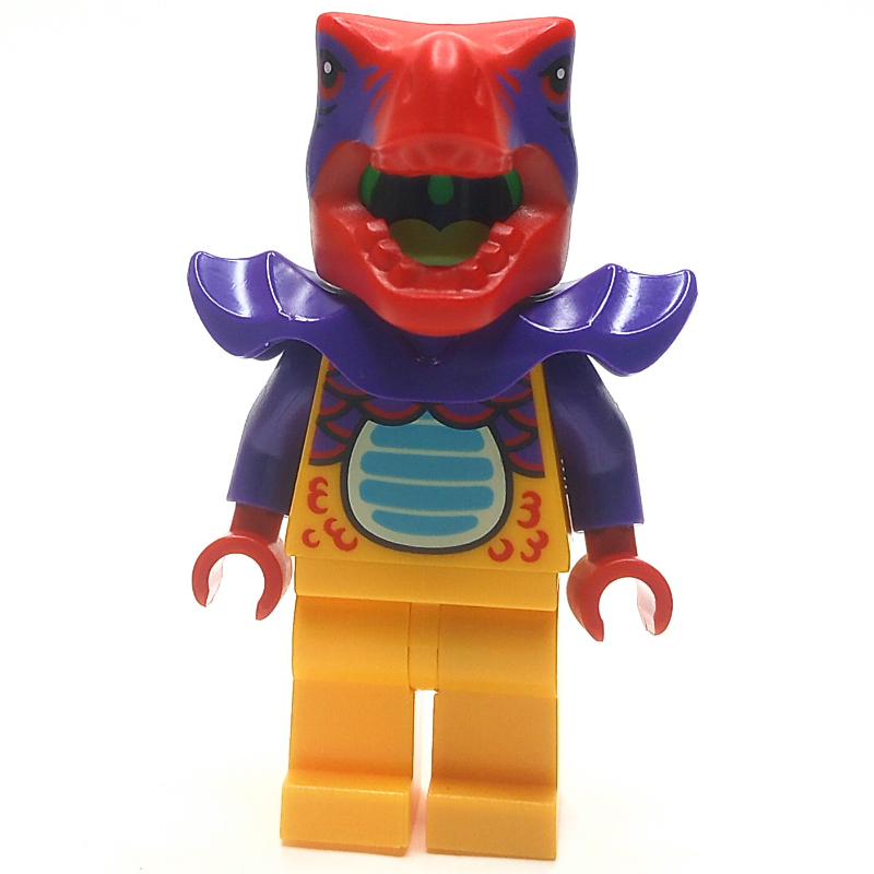 LEGO Dinosaur Suit Guy, Bright Light Orange and Red (fig-013945)