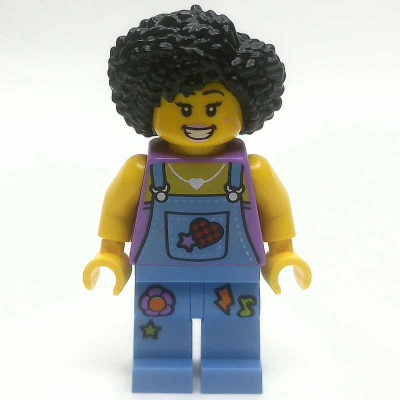 LEGO Street Musician, Medium Blue Overalls (fig-013948)