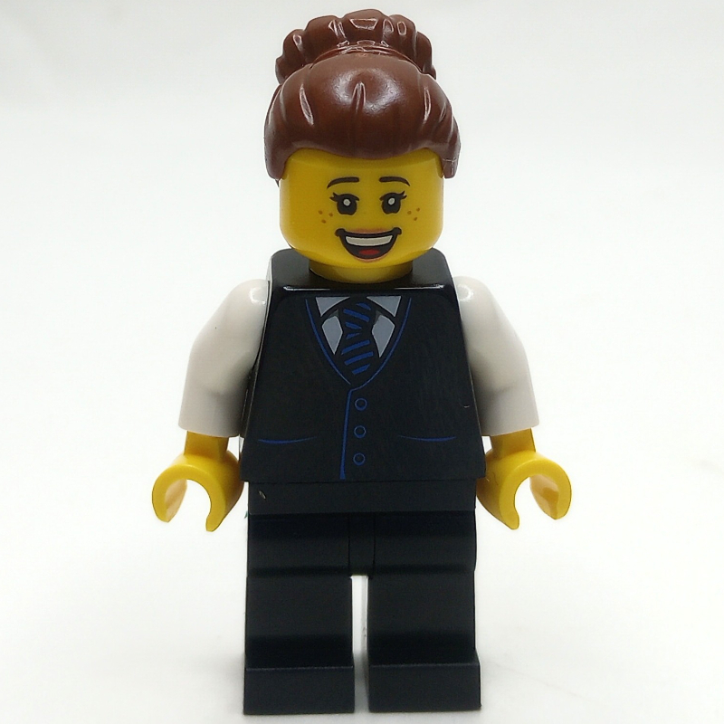 LEGO Hotel Clerk, Black Suit (fig-013950)