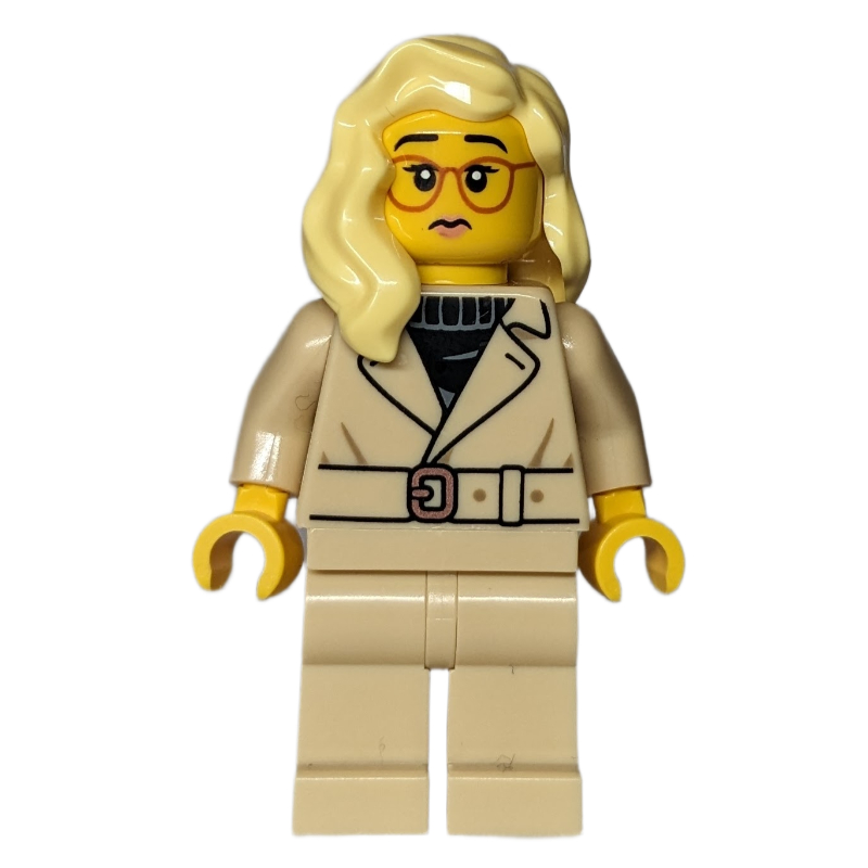 LEGO Woman, Tan Trenchcoat (fig-013952)