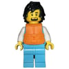 Ocean Explorer, Medium Azure Suit, Orange Life Vest