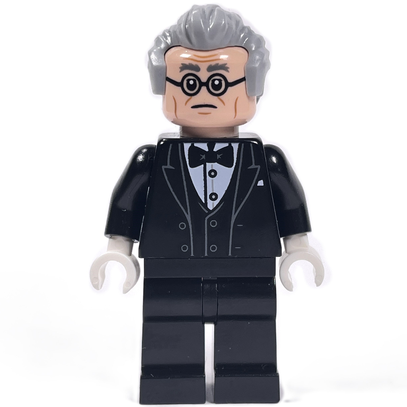 LEGO Alfred Pennyworth, Light Bluish Gray Hair, Glasses (fig-013996)