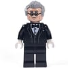 Alfred Pennyworth, Light Bluish Gray Hair, Glasses