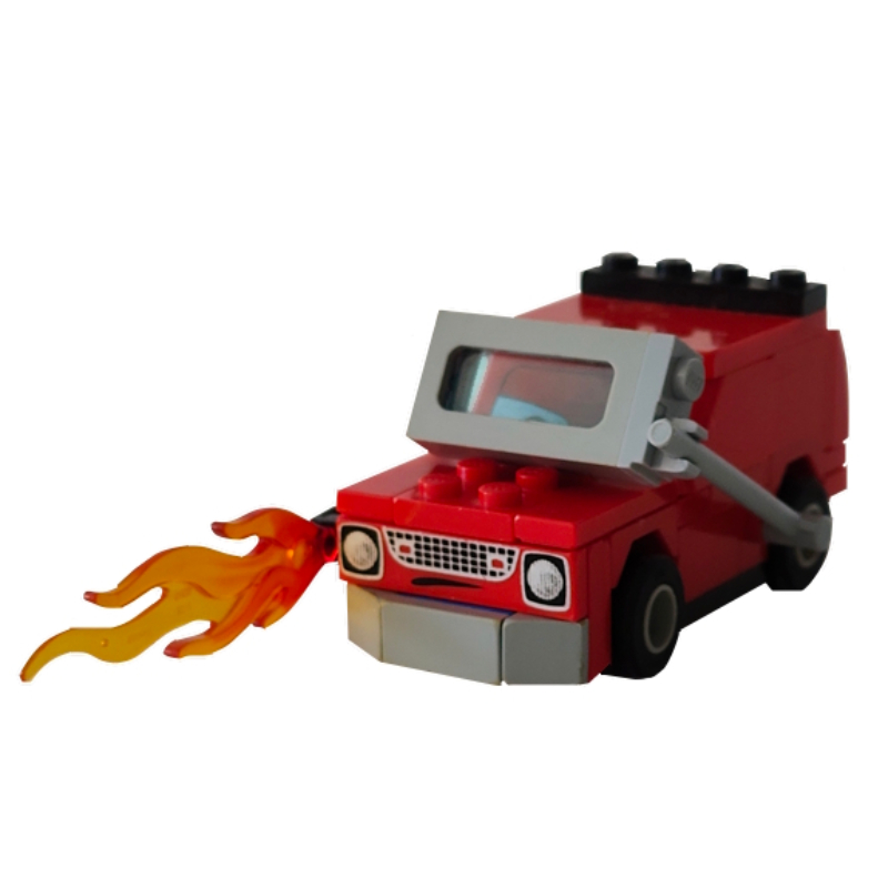 LEGO Grem, Red, Visor (fig-014042)