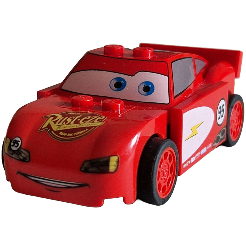 LEGO Lightning McQueen, White Sides (LBG 3710) (fig-014044)