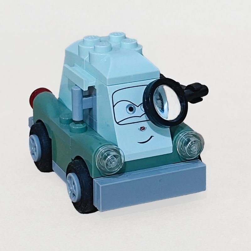 LEGO Professor Zundapp, Smirk (Red 3795) (fig-014058)