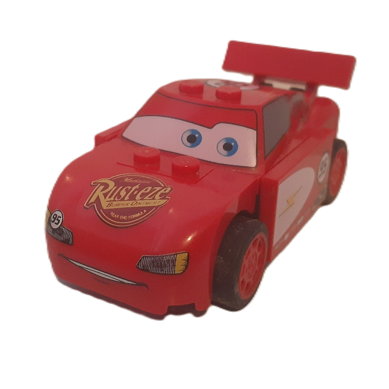 LEGO Lightning McQueen, White Sides (DBG 3710) (fig-014061)