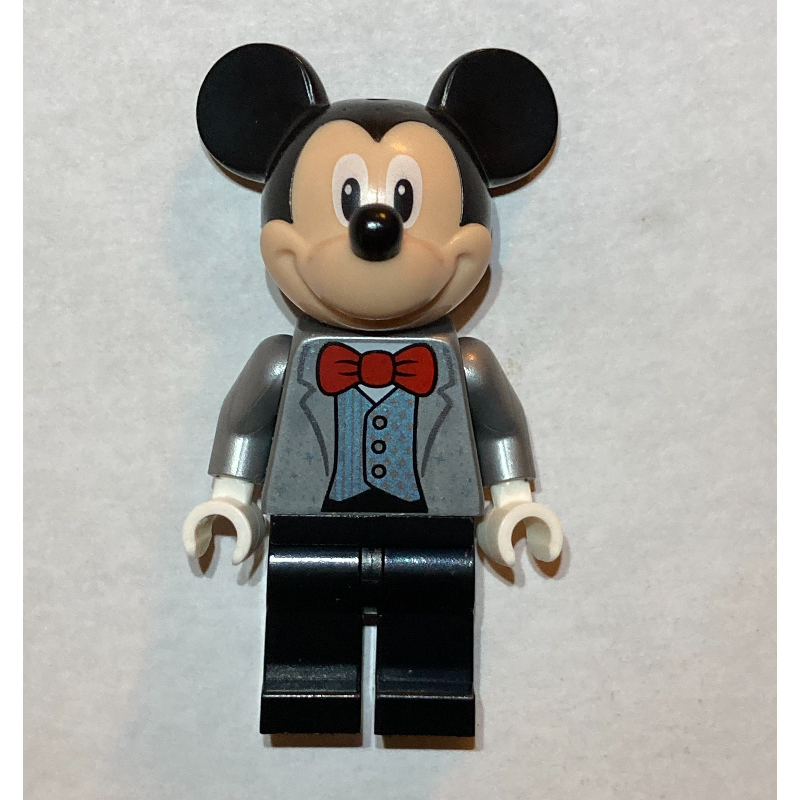LEGO Mickey Mouse - Flat Silver Tuxedo (fig-014105)